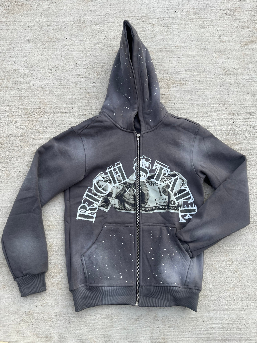 R$ Original Grey Zip Up