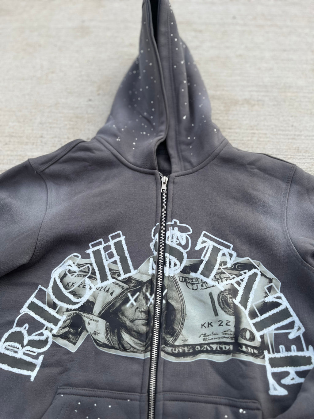 R$ Original Grey Zip Up