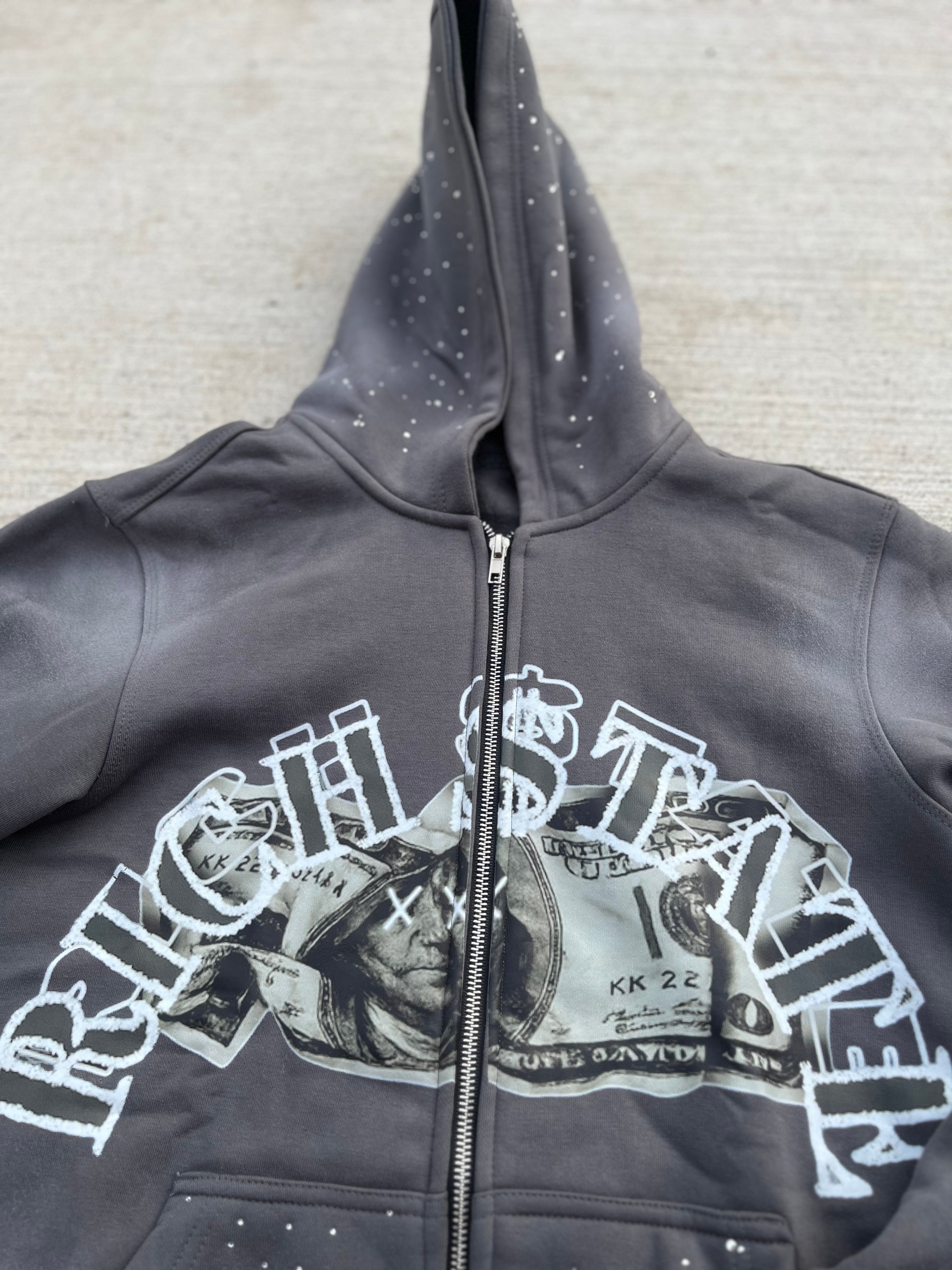 R$ Original Grey Zip Up
