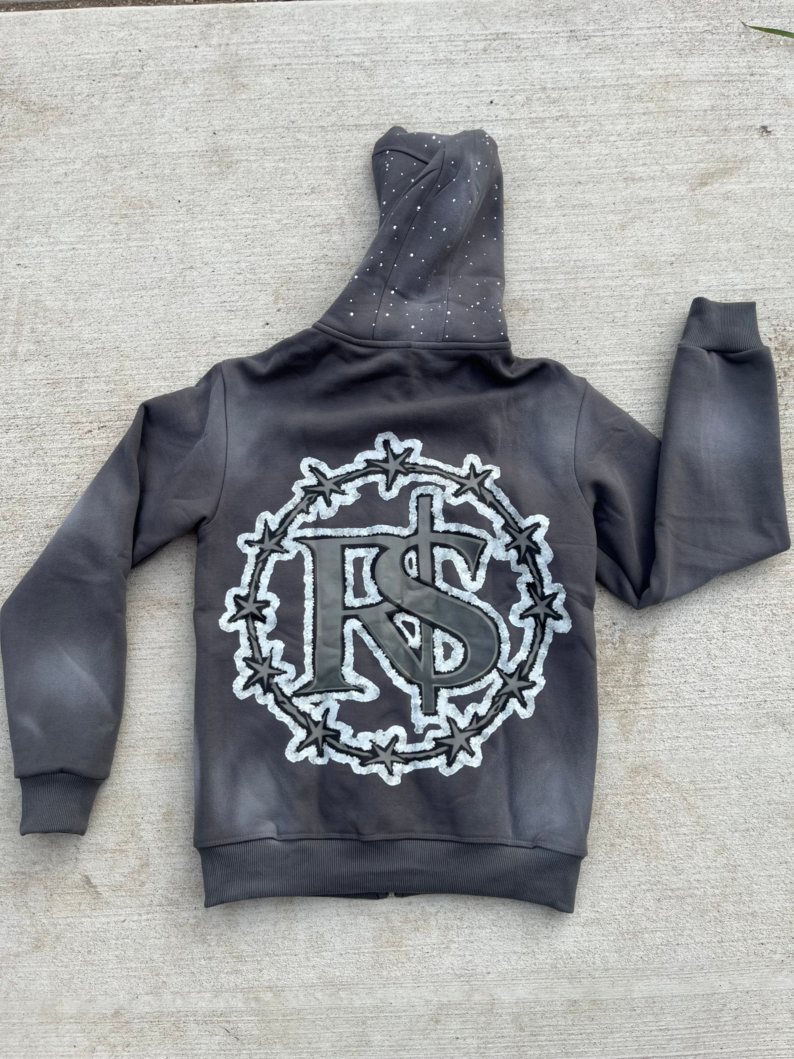 R$ Original Grey Zip Up