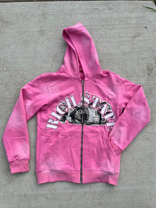 R$ Original Pink Zip Up
