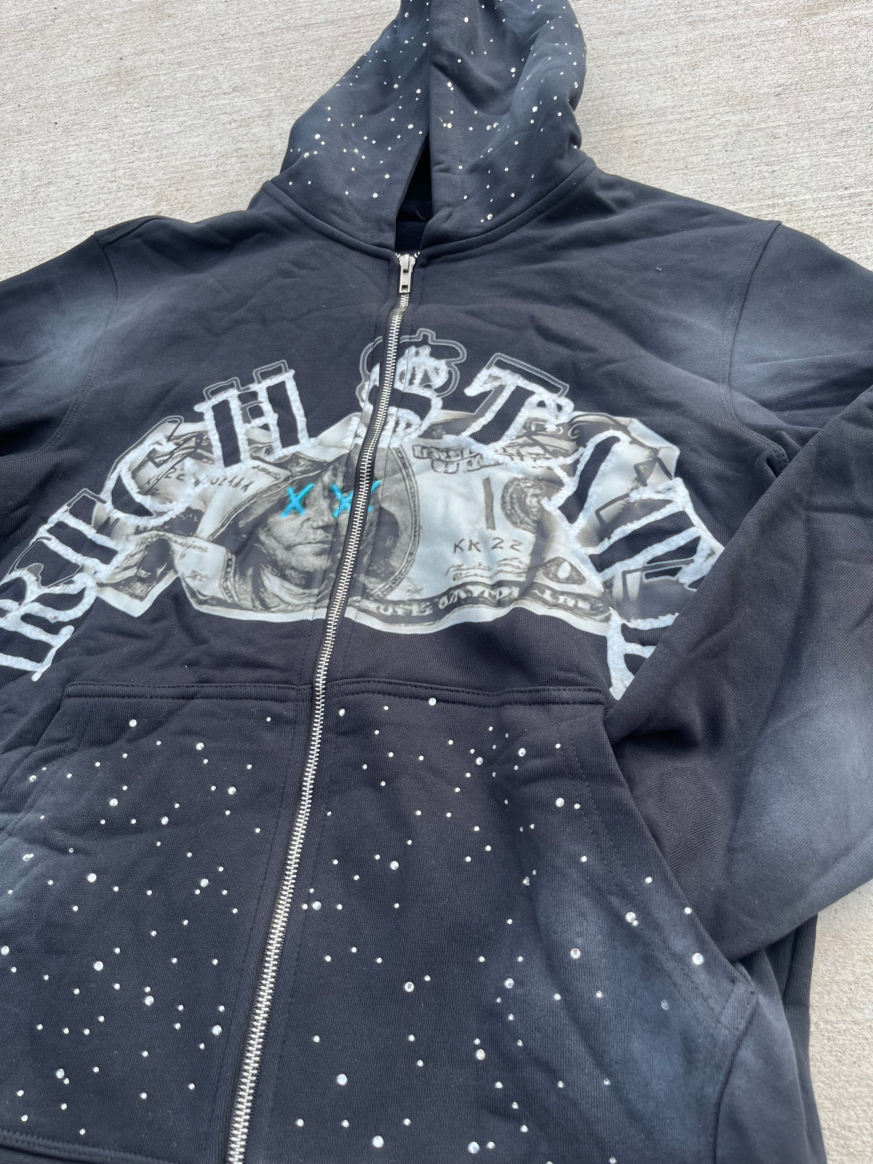 R$ Original Black Zip Up